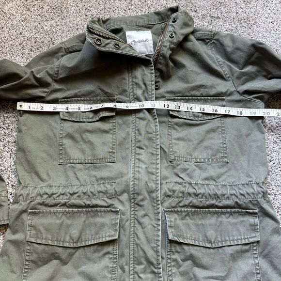 Madewell XS Military Green cargo jacket olive utility Good condition. - Picture 10 of 15